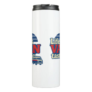 Leben ist VANtastisch Red Cream Blue Edition Thermosbecher