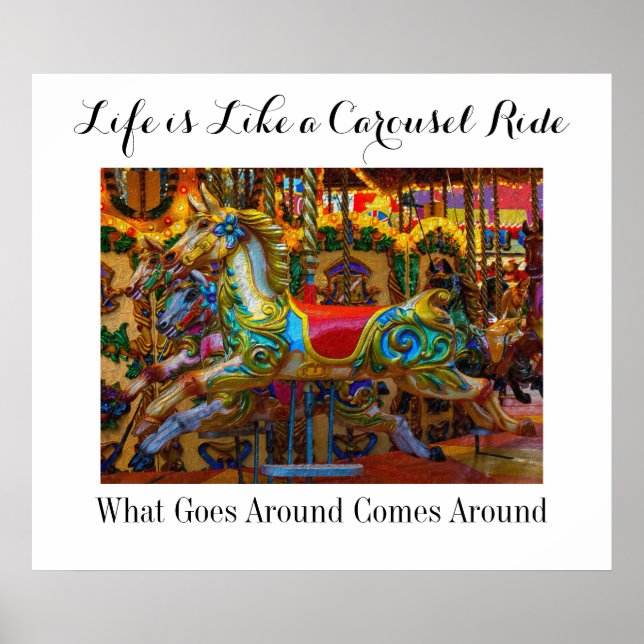 "Leben ist wie ein Karussell" - SRF Poster (Vorne)