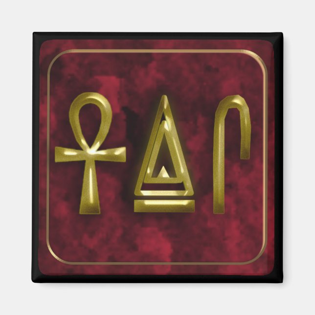 Leben, Kraft, Gesundheit Magnet (Vorne)