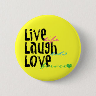 leben Lachen-Liebe Button