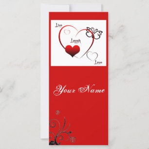 Leben, lachen, Liebe Lesezeichen