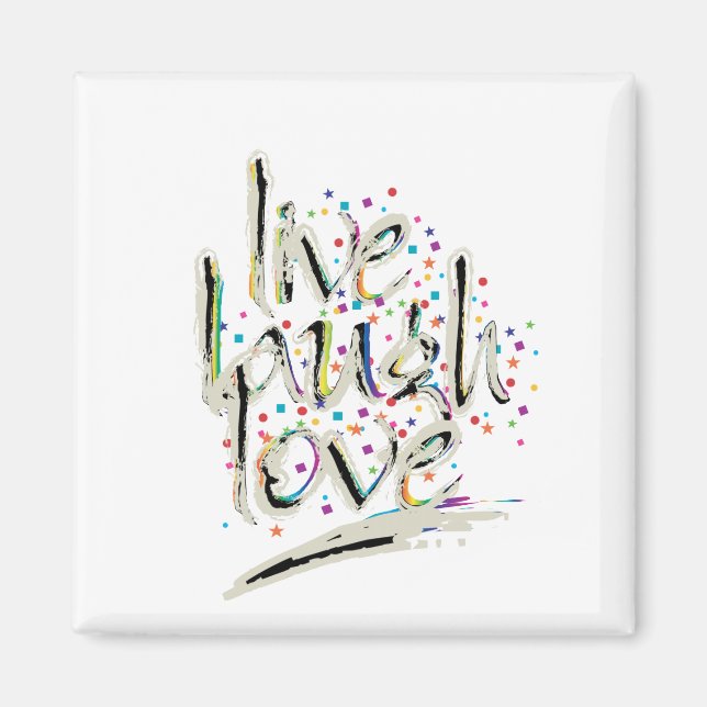 Leben, Lachen, Liebe Magnet (Vorne)