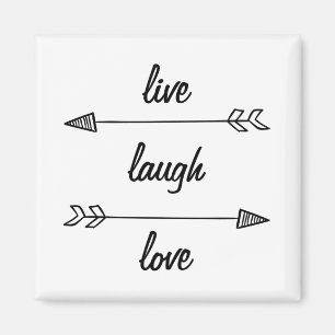 Leben Lachen-Liebe-Magnet Magnet