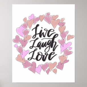 Leben Lachen-Liebe Poster
