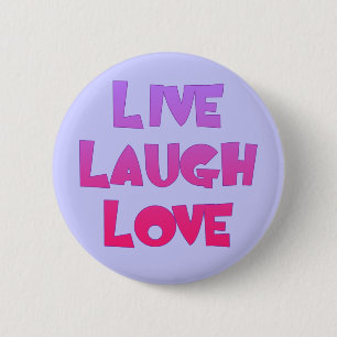 LEBEN LACHEN-LIEBE T-Shirts, Geschenke Button