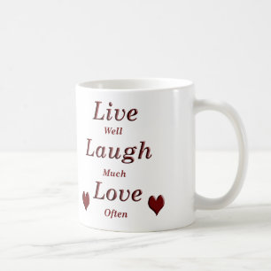 Leben Lachen-Liebe Tasse