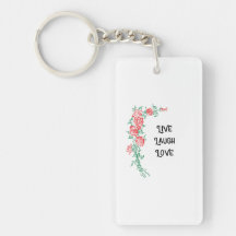 Leben Lachen-Liebeschlüsselkette