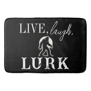 Leben, lachen, Lurk Badematte