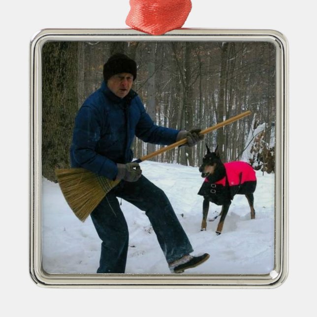 Leben lang Rock-and-Roll Ornament Aus Metall (Vorne)