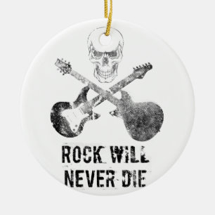 Leben lang Rock'n'Roll Keramikornament