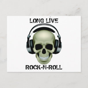 LEBEN LANG ROCK'N'ROLL POSTKARTE