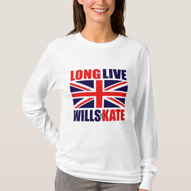 Leben lang Willen u. Kate T-Shirt (Vorderseite)