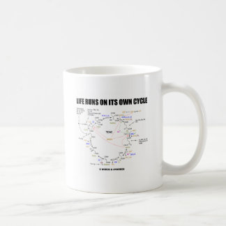Leben-Läufe auf seinem eigenen Zyklus (Krebs Tasse