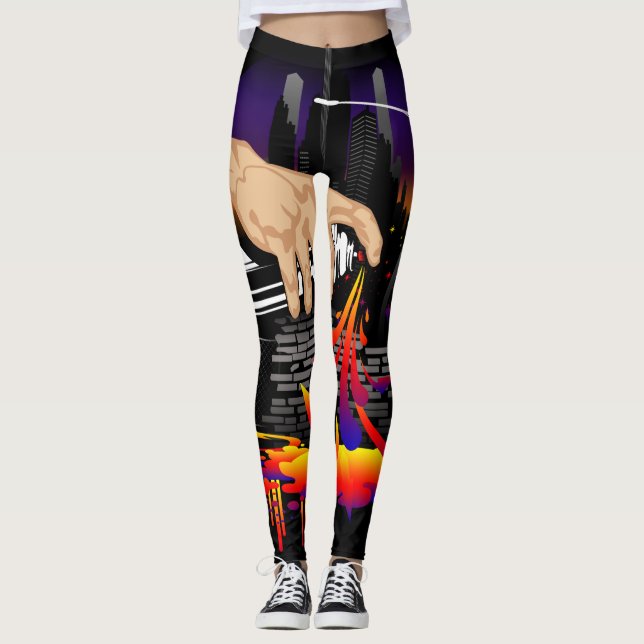 Leben Leggings (Vorderseite)