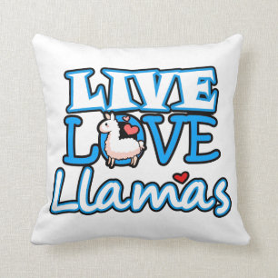 , Leben Liebe, Lamas Kissen