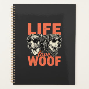 Leben Liebe Wuff Hunde Liebhaber Planer