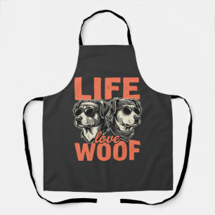 Leben Liebe Wuff Hunde Liebhaber Schürze