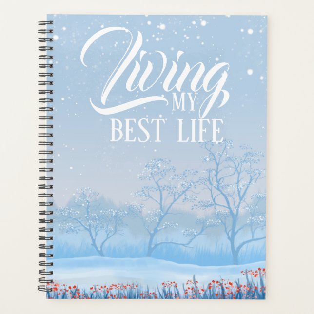 Leben mein bestes Leben , das beste Geschenk für d Planer (Vorderseite)