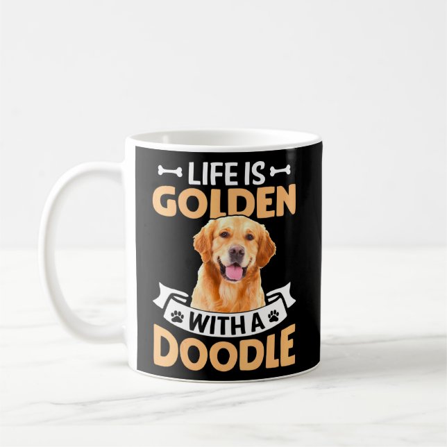 Leben mit einem Doodle Kaffeetasse (Links)