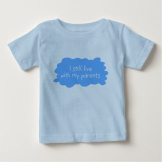 Leben mit einem Elternjungen Baby T-shirt