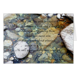 Leben mit einer narzisstischen Karte