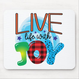 Leben mit Freude Mousepad