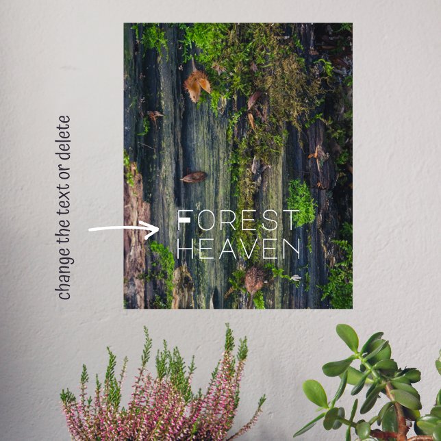 Leben mit Holz Poster (Von Creator hochgeladen)