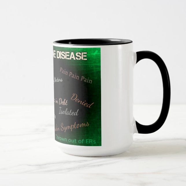 Leben mit Lyme-Krankheit Kaffeepause Tasse (Rechts)