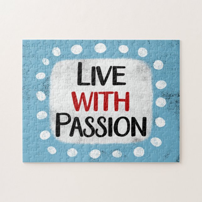 Leben mit Passion Jigsaw Puzzle (Horizontal)