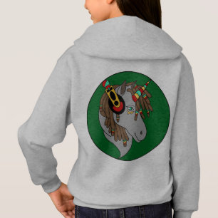 Leben mit Soul Music Rasta Unicorn Niedlich Hoodie