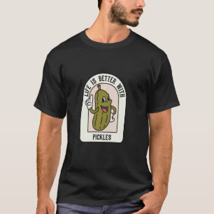Leben mit Zitronen Ironenkuckeln Gemüse Zitat T-Shirt