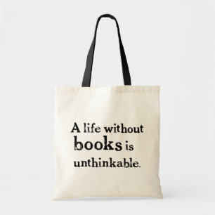 Leben ohne Buch-Taschen Tragetasche