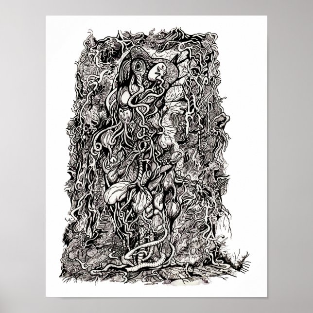Leben ohne Haut, von Brian Benson Poster (Vorne)
