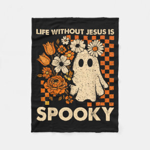 Leben ohne Jesus ist Soky Floral Christliches Hall Fleecedecke