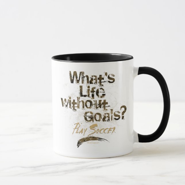 Leben ohne Ziele (Fußball) Tasse (Rechts)