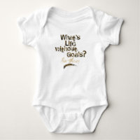 Leben ohne Ziele (Hockey) Baby Bodysuit