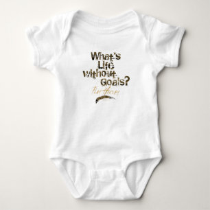Leben ohne Ziele (Hockey) Baby Bodysuit Strampler