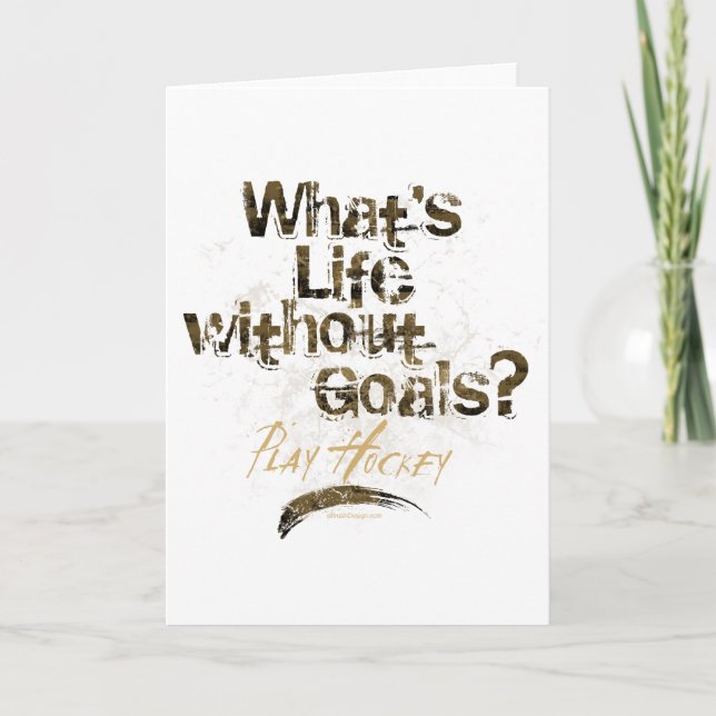 Leben ohne Ziele (Hockey) Karte (Vorderseite)