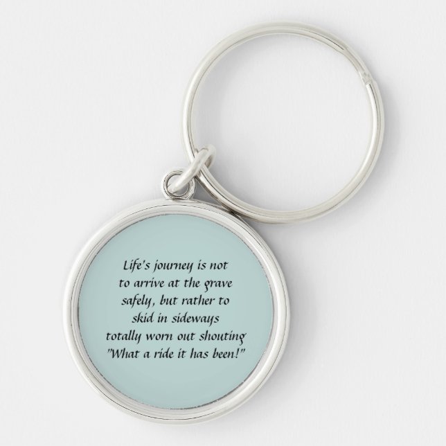 Leben-Reise-Schlüsselanhänger Schlüsselanhänger (Vorne)