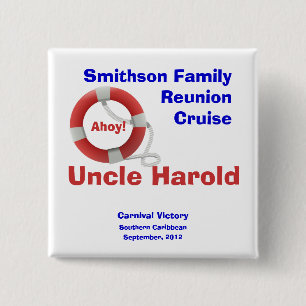 Leben-Ring-Kreuzfahrt-personalisiertes Button