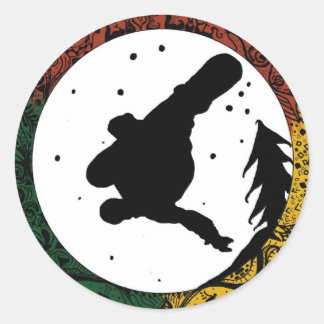 Leben Runder Aufkleber