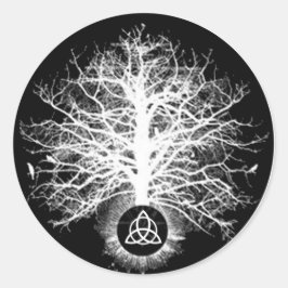 Leben Runder Aufkleber