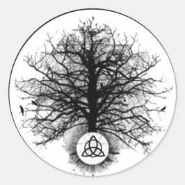 Leben Runder Aufkleber