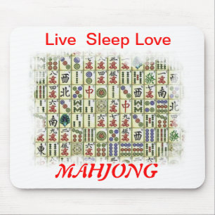 leben Schlaf-Liebe, Mahjong Mousepad