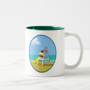 Leben-Schutz-Stand Zweifarbige Tasse