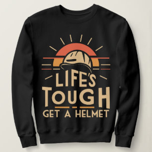 Leben schwer Helm Sweatshirt