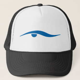 Leben schwimmen truckerkappe