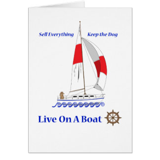 Leben Sie auf einem Boot