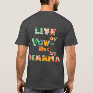 Leben Sie durch Versprechen: dunkelgrau T-Shirt