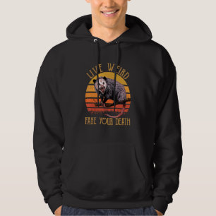 Leben Sie ein komisches Fake Vintag Hoodie